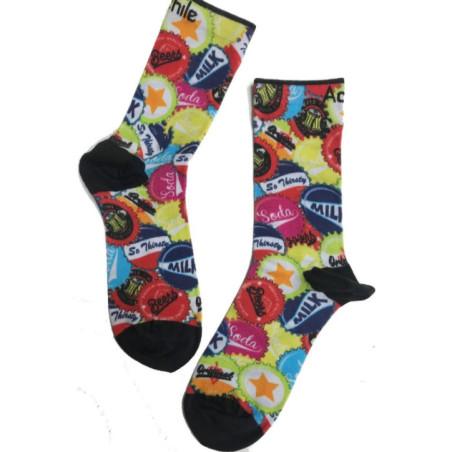 Chaussettes Achile  Capsules de sodas jus et lait