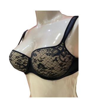  Soutien-gorge-Balconnet-Empreinte-Mélody-3886-noir