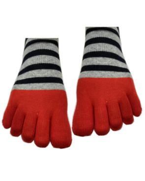 chaussettes-5-doigts-multi-rayures-gris-noir-coton-les-petits-caprices-pieds