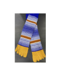 Chaussettes 5 doigts moutarde Multi rayures Bleues