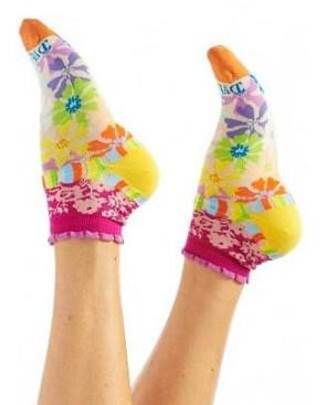 Socquettes Dub et Drino patchwork fleurs Attractif