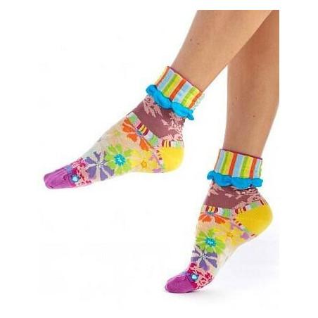 Chaussettes Revers Dub et Drino Fleurs Attractif