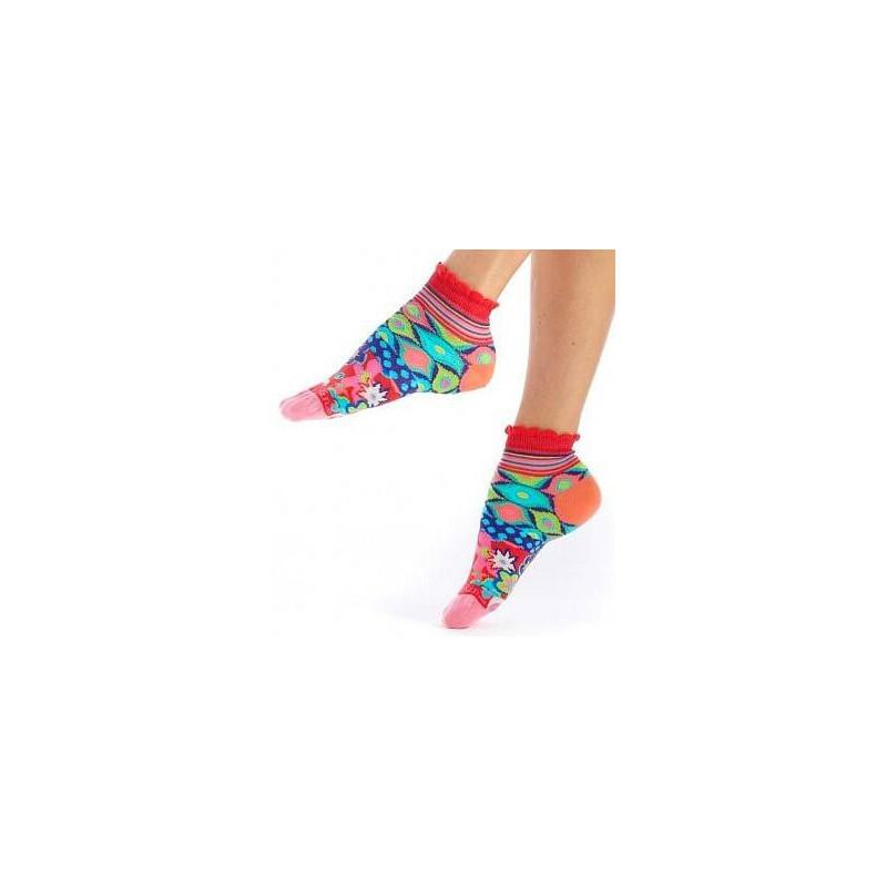 Socquette Dub et Drino Coton Fleurs Aveola