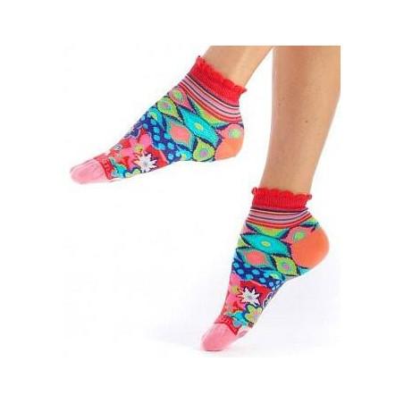 socquette-dub-et-drino-coton-drin613-aveolat-effet-patchwork-pois-fleur