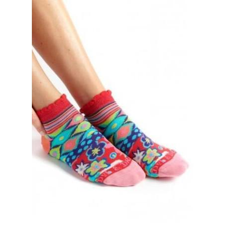 Socquette Dub et Drino Coton Fleurs Aveola
