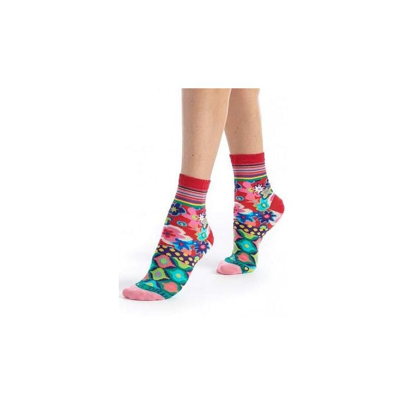 Chaussettes Dub et Drino fleurs Aveola