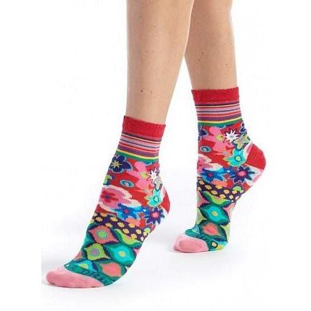 Chaussettes Dub et Drino fleurs Aveola