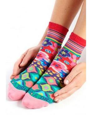 Chaussettes Dub et Drino fleurs Aveola