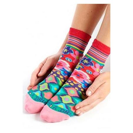 Chaussettes Dub et Drino fleurs Aveola