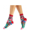 Chaussettes Dub et Drino fleurs Aveola
