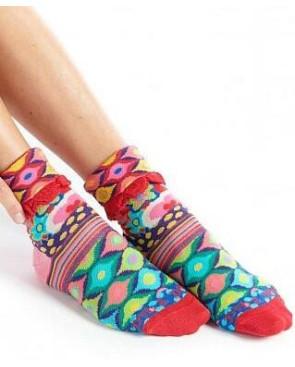 Chaussettes Revers délire Patchwork Dub et Drino Aveola