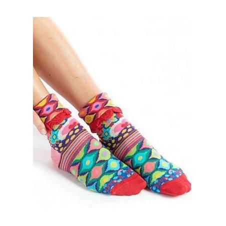 Chaussettes Revers délire Patchwork Dub et Drino Aveola