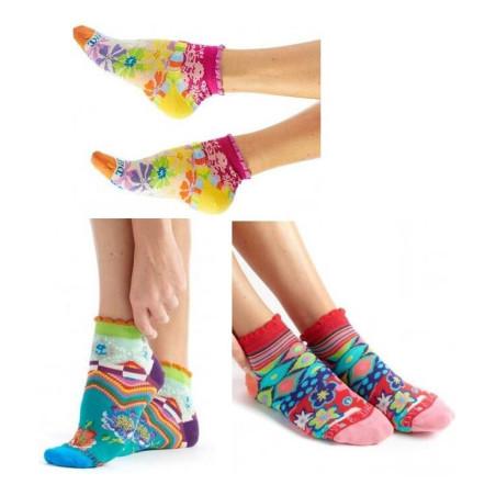 ASSORTIMENT-socquette-dub-et-drino-coton-drin605-attractif-patchwork-fleuri