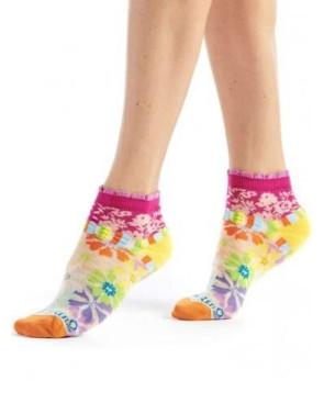  ASSORTIMENT-socquette-dub-et-drino-coton-drin605-attractif-patchwork-fleuri-détail-jaune