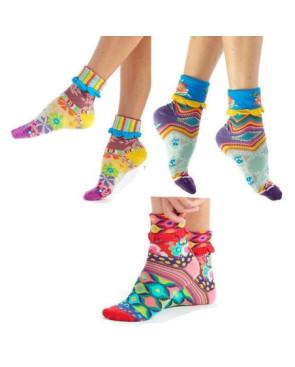 ASSORTIMENT-DE-chaussette-revers-dub-et-drino-drin611-aesthetic-turquoise-fleuri