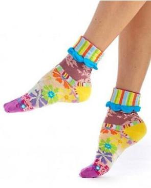 chaussettes-revers-dub-et-drino-coton-drin607-attractif-patchwork-fleuri-plat