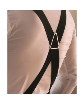 Bretelles 4 pinces Homme Marine Chic