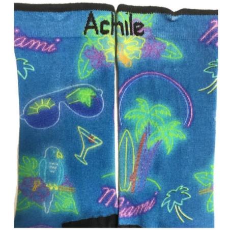 Chaussettes Achile Coton microfibre Cocktail ludique