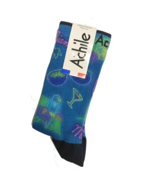  chaussettes-coton-microfibre-club-et-cocktails-Achile-à plat-étiquette