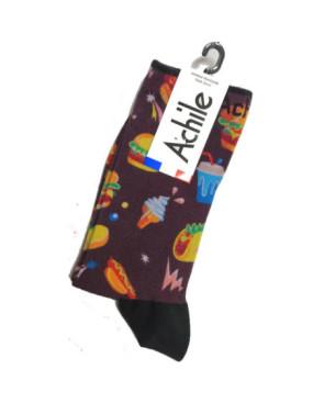 Chaussettes Achile Menu Fast Food