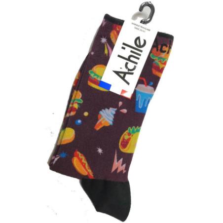 Chaussettes Achile Menu Fast Food