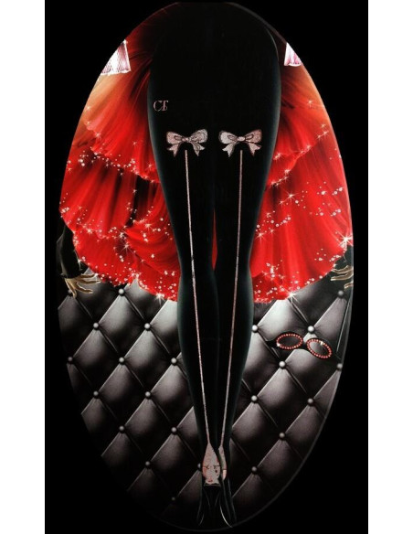 Collant Chantal Thomass opaque couture