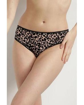 Dim-slips-generous-fleur-flocké-tatoo-léopard