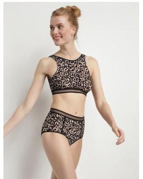  culotte-Dim-fleur-flocké-generous-effet-léopard-ensemble-lingerie