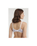 Soutien gorge Dim Generous coton bio Feuilles Pastel