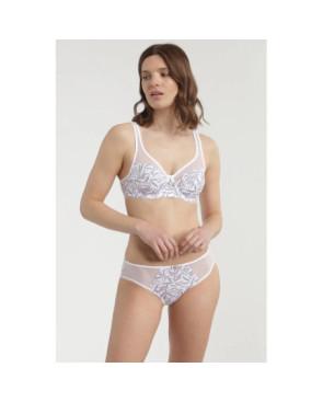  Dim-Soutien-gorge-generous-coton-bio-imprimé-fleuri-kaki-DOASF-ensemble lingerie