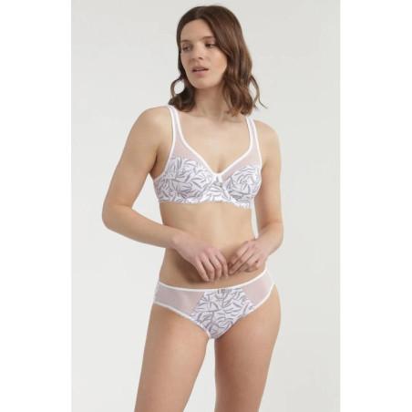 Slip  Dim Generous Coton bio Feuillu