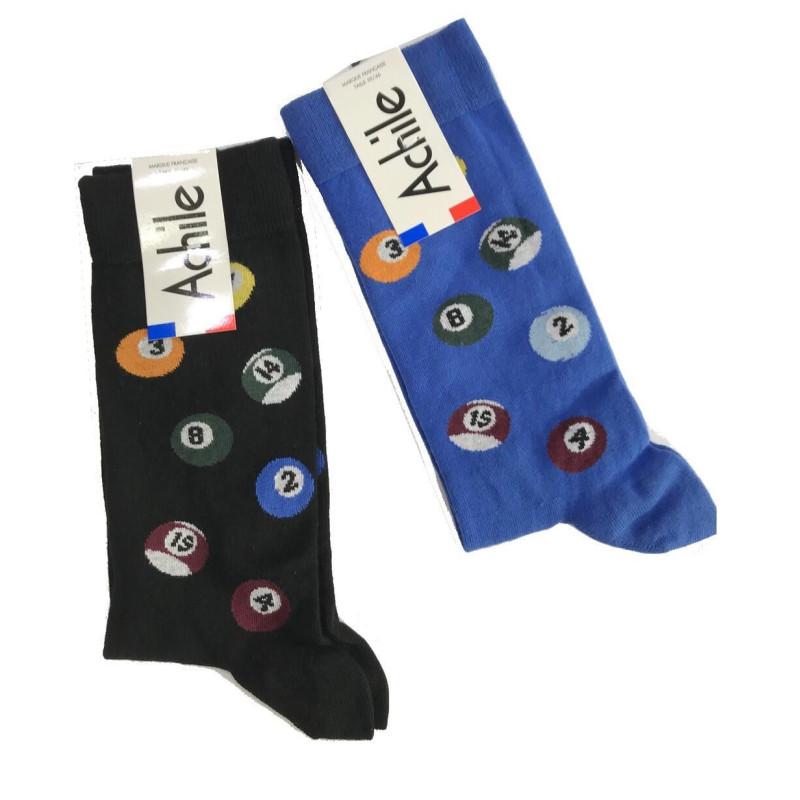 Lot de 2 paires Chaussettes Achile Billards