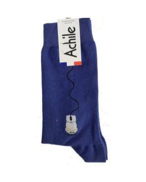 chaussettes-achile--bleu-souris-avec-fil