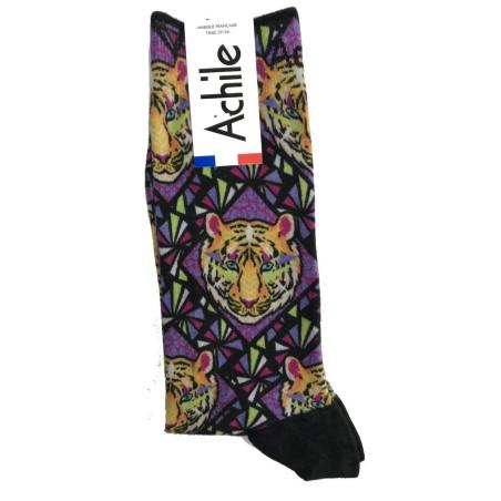 chaussettes-achile-coton-lycra-tigre-psyché