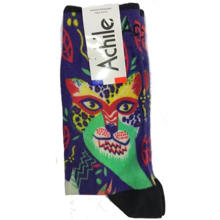 chaussettes-achile-coton-lycra-tigre-complétement-délire