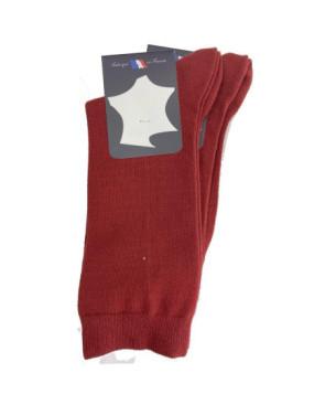 Lot De 2 paires Chaussettes Perrin Coton rouge Empire