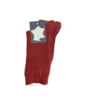 Lot De 2 paires Chaussettes Perrin Coton rouge Empire