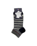 Socquettes fines Rayures de Marin Perrin