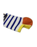 Mini chaussettes invisibles à rayures Perrin