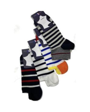 Assortiment de 4 mini Socquettes Perrin rayures