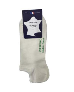 CHAUSSETTEs-INVISIBLE-EN-COTON-BIO-ETE-A-PLAT-made-in-france-perrin-ivoire-plat