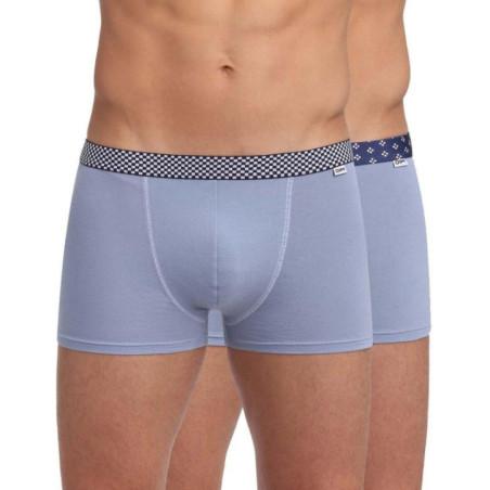 Lot-de-2-boxers-coton-stretch-bleu-ciel-AVANT