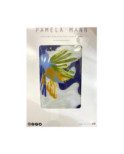 Collant imprimé dahlia bleu Pamela Mann