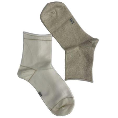 Lot 2 paires Chaussettes Coton lurex Non Comprimante Dim