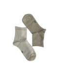Lot 2 paires Chaussettes Coton lurex Non Comprimante Dim