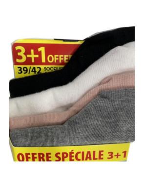Dim Offre Spéciale Coton 4 paires chaussettes femme