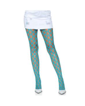 Collant-leg-avenue-Gros-trou-microfibre-9331-turquoise-entier