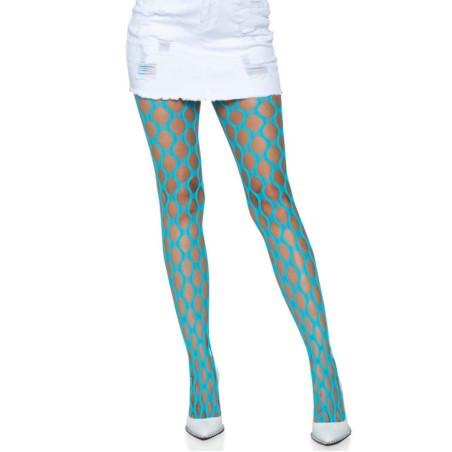 Collant-leg-avenue-Gros-trou-microfibre-9331-turquoise-entier