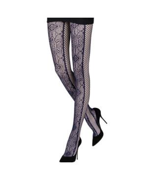 collant-emilio-cavallini-Dentelle-bi-face-9258-noir