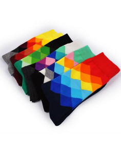 Coffret de Chaussettes losanges multi 2